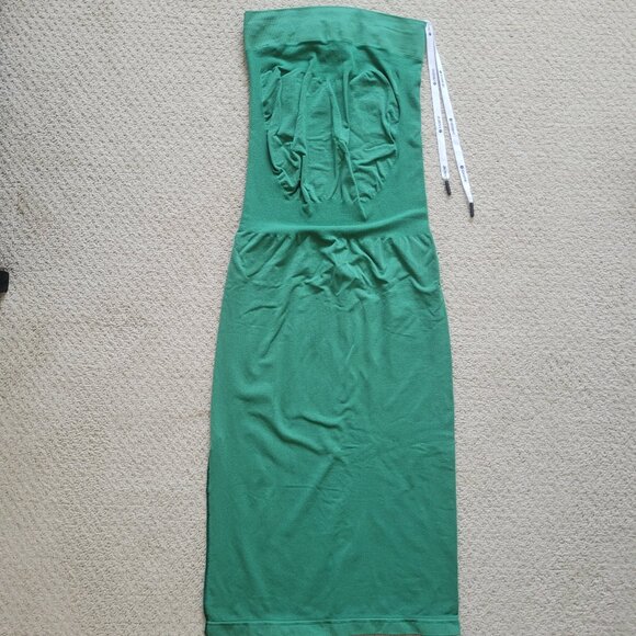 NWOT Zivame Stretch Shapewear Underskirt Saree Petticoat Size L Green - Picture 2 of 4